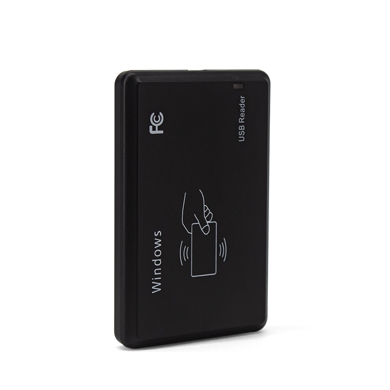 Fotografija proizvoda Fiksni RS232 HF RFID čitač 13.56 MHz za pristup sa prikazom LED indikator za kupce koji porede rešenja iz kategorije HF RFID čitači za 13.56 MHz.