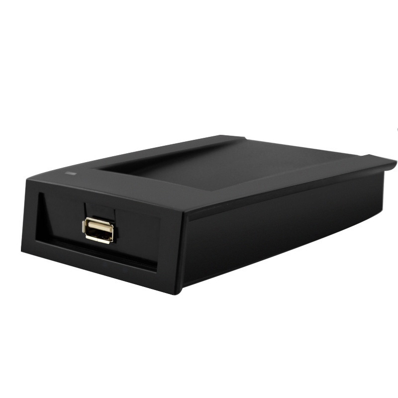 Fotografija proizvoda W10A MIFARE USB čitač i pisač za HF kartice sa prikazom vodootporno kućište za kupce koji porede rešenja iz kategorije HF RFID čitači za 13.56 MHz.