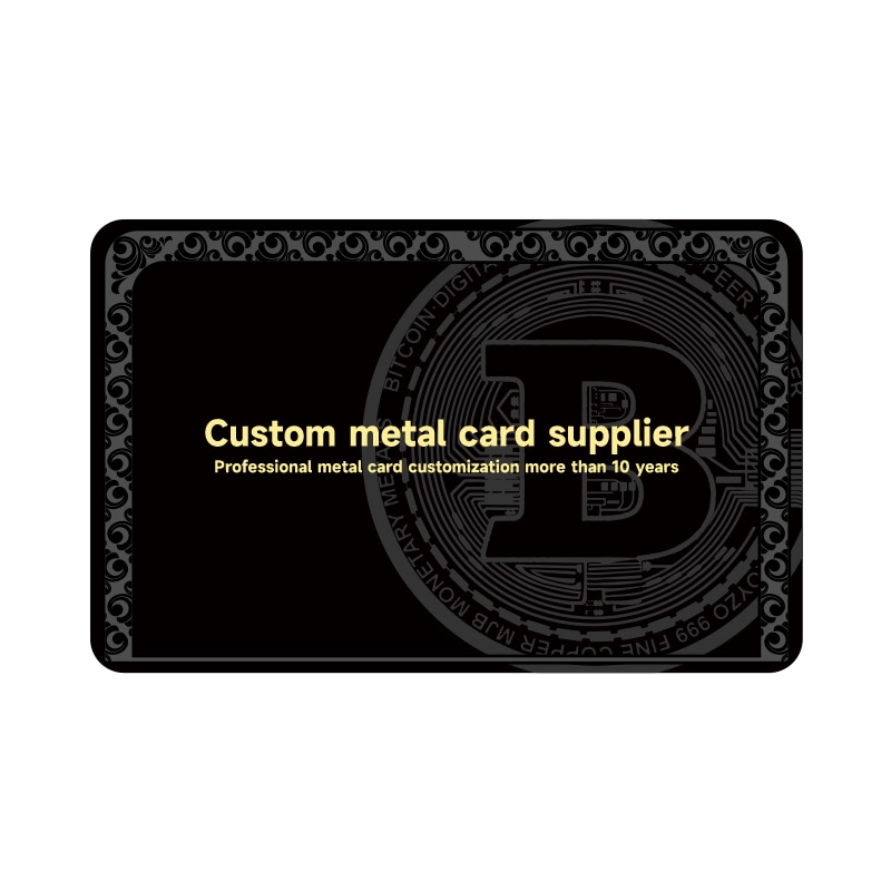 Fotografija proizvoda Metalne IC kartice za siguran pristup i identitet brenda iz perspektive koja ističe poliranu ivicu za primene iz kategorije Metalne kontaktne IC kartice.