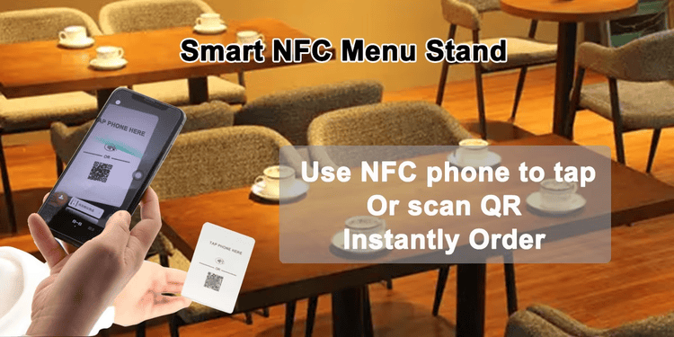 Prikaz iz blizine detalja CMYK offset štampe na površini NFC stalka koji obezbeđuje živopisne boje i visoku čitljivost marketinške grafike.