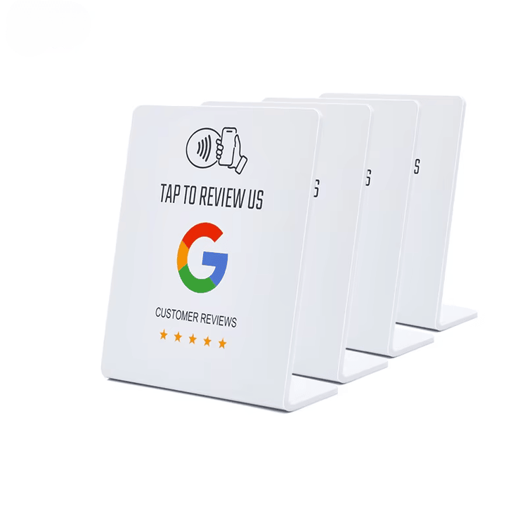 Prilagođeni NFC stalci za poručivanje sa menija i QR prikaz - prikazani sa fokusom na bezbednu kontrolu pristupa za NFC projekte stalaka.