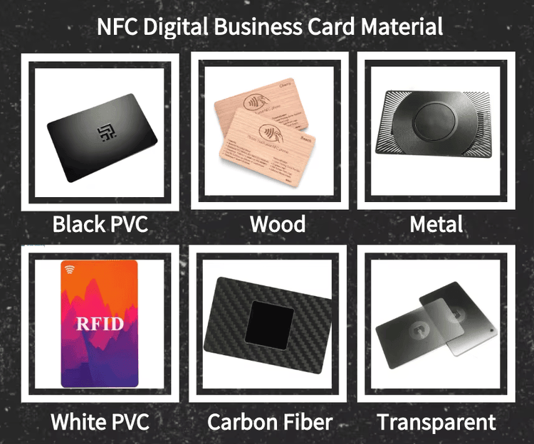 Prilagođeni NFC stalak za recenzije, menije i posetnice prikazan sa fokusom na zadnji prikaz za NFC projekte.