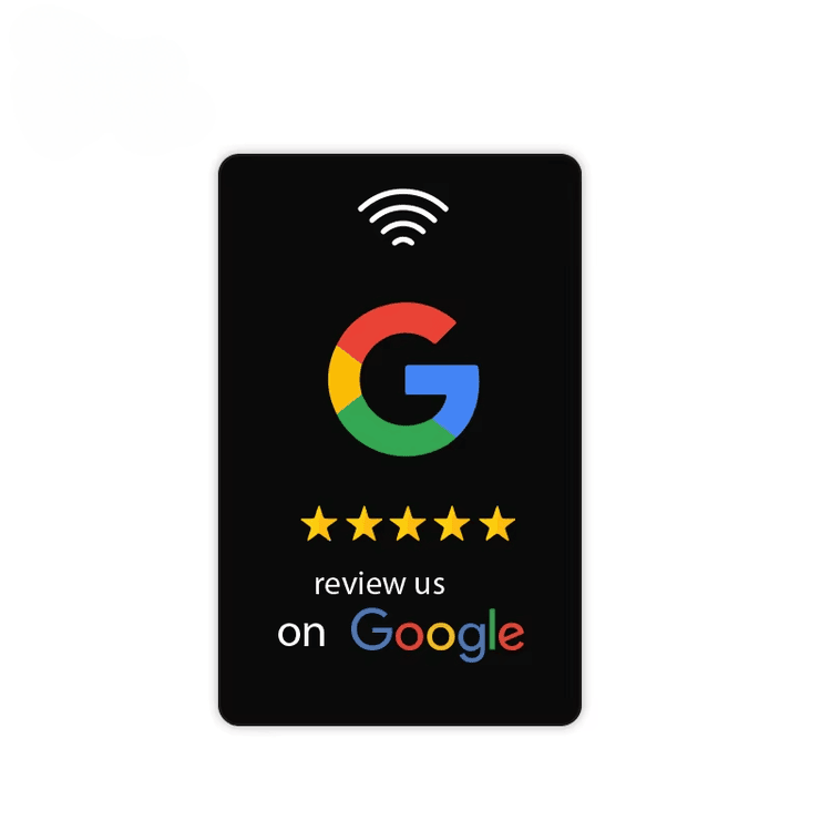 Fotografija proizvoda Prilagođeni NFC stalak za recenzije, menije i posetnice koja prikazuje dizajn veličine novčanika u kategoriji NFC stalci.