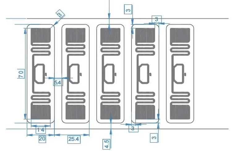 EPC Gen2 UHF RFID etiketa za praćenje logistike - fotografija proizvoda koja prikazuje praćenje kontejnera u kategoriji UHF RFID etiketa.