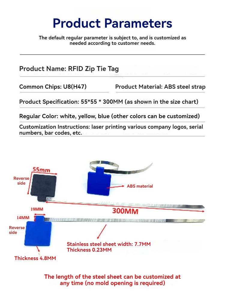 Višekratna RFID vezica sa oznakom za industrijsku identifikaciju kablova, prikazana uz upravljanje sredstvima za kupce koji upoređuju rešenja RFID vezica sa oznakom.