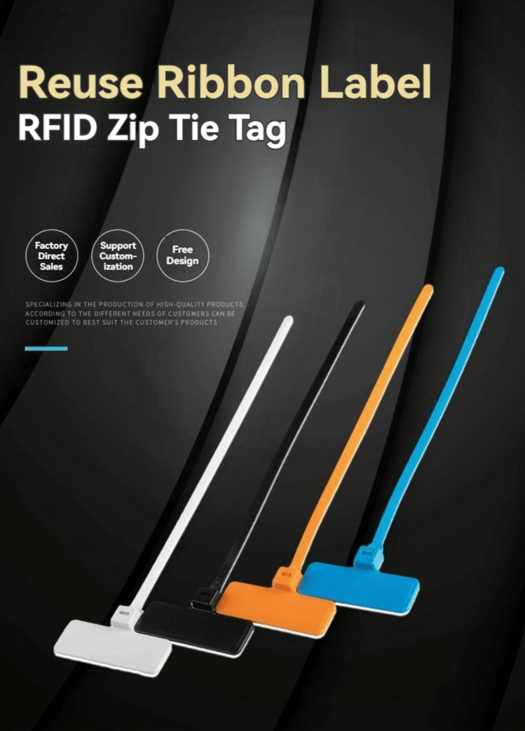 RFID oznaka u obliku kablovske vezice za praćenje komunalnih vozila na otvorenom - prikaz iz perspektive praćenja prozirnih kontejnera za primene RFID kabl-vezica oznaka.