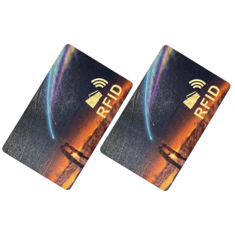 Fotografija proizvoda RFID kartice od bukve za hotele – pristup i poklone sa prikazom štampani logotip za kupce koji porede rešenja iz kategorije Drvene kartice.