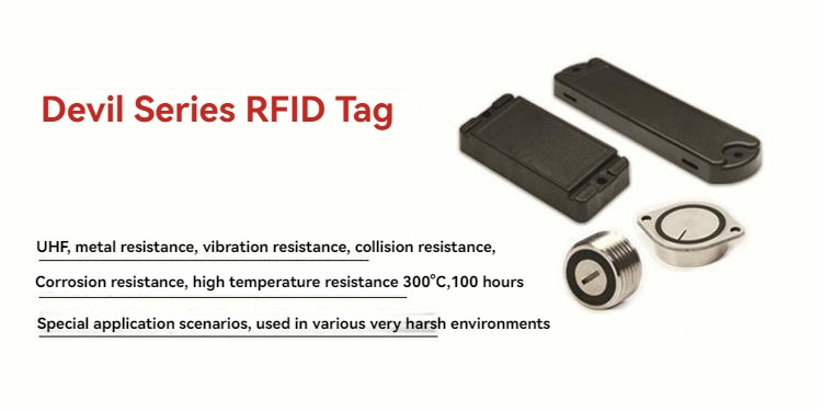 Serija HTR4534-1 anti metal RFID oznaka spremnih za upotrebu u visokotemperaturnim proizvodnim okruženjima