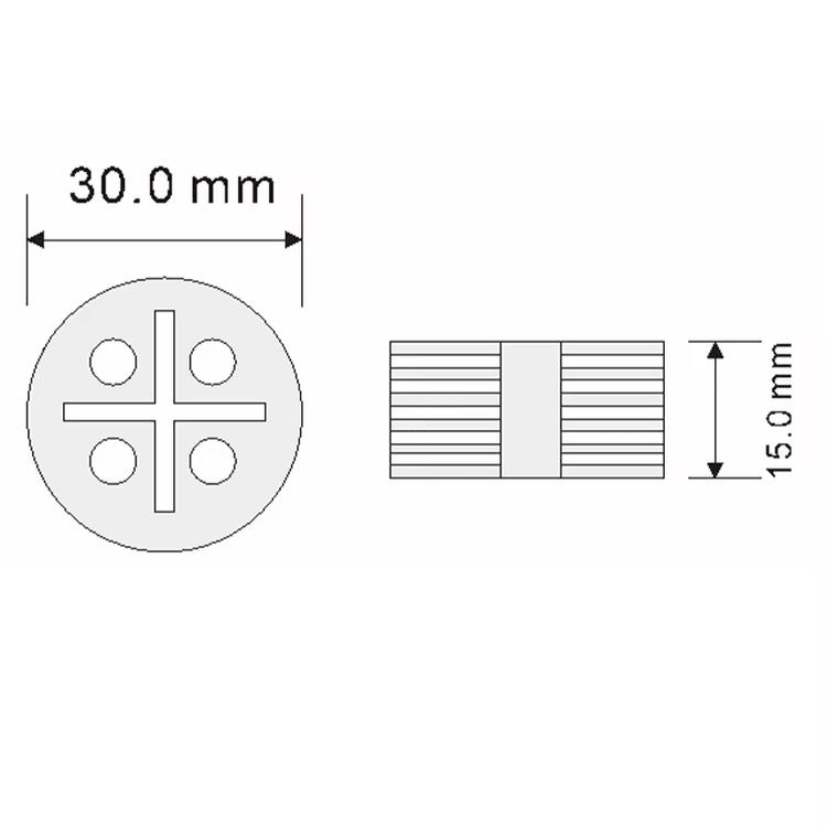 GB30-2 RFID oznaka je prikazana na pozadini industrijskog postrojenja za otpad kako bi se prikazala njena namenjena oblast primene.