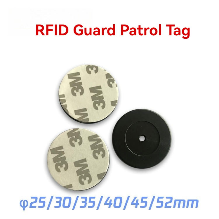 Fotografija proizvoda ABS RFID patrolne oznake otporne na toplotu i vodu sa naglaskom na štampani logotip za projekte iz kategorije ABS RFID oznake za obilazak čuvara.