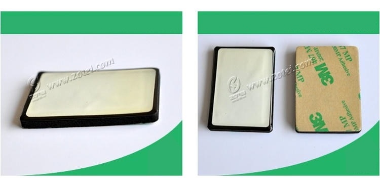 Epoksidni HF RFID tag za praćenje metalne imovine prikazan sa fokusom na završnoj obradi brušenog metala za projekte Ostali RFID tagovi za metalne površine.