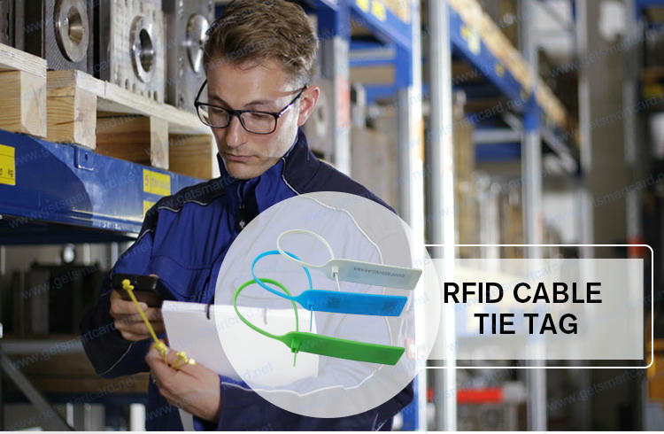 RFID tag u obliku kablovske vezice za obeležavanje na terenu u komunalnim i telekomunikacionim uslovima prikazan sa praćenjem kontejnera za kupce koji upoređuju rešenja RFID oznaka u obliku kablovske vezice.