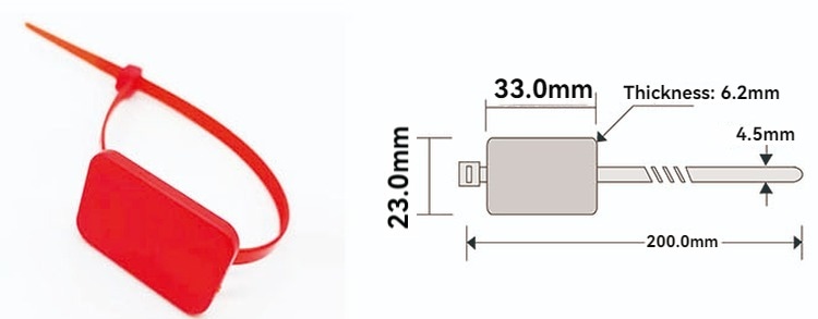 Fotografija proizvoda RFID vezica sa etiketom za komunalije, telekomunikacije i terensko obeležavanje koja prikazuje izdržljivu etiketu u kategoriji RFID vezice sa etiketama.