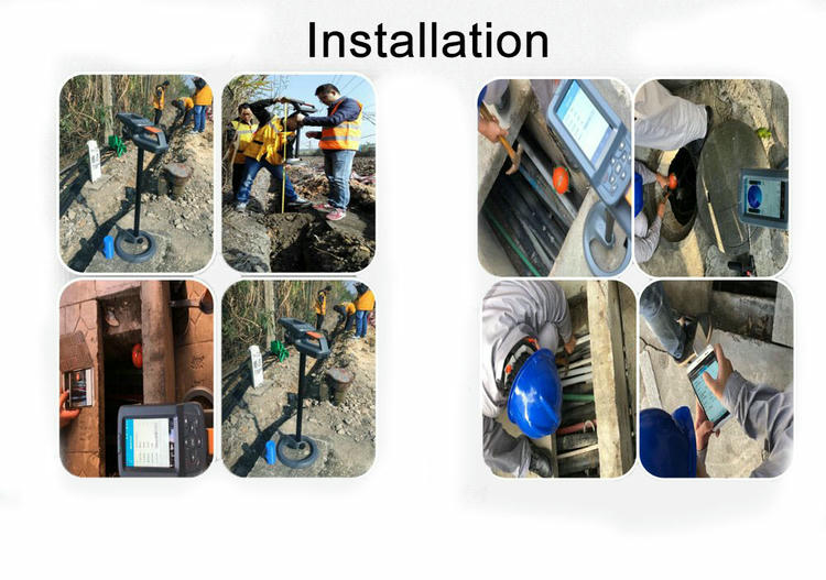 Ovaj kolaž instalacije prikazuje lociranje i čitanje podzemnih markera u rovovima, šahtovima, kablovskim jamama i trasama ukopanih cevi.