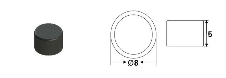 Mini PPS RFID tag za praćenje metalne imovine prikazan sa fokusom na brušenu metalnu završnu obradu za PPS RFID tag projekte.