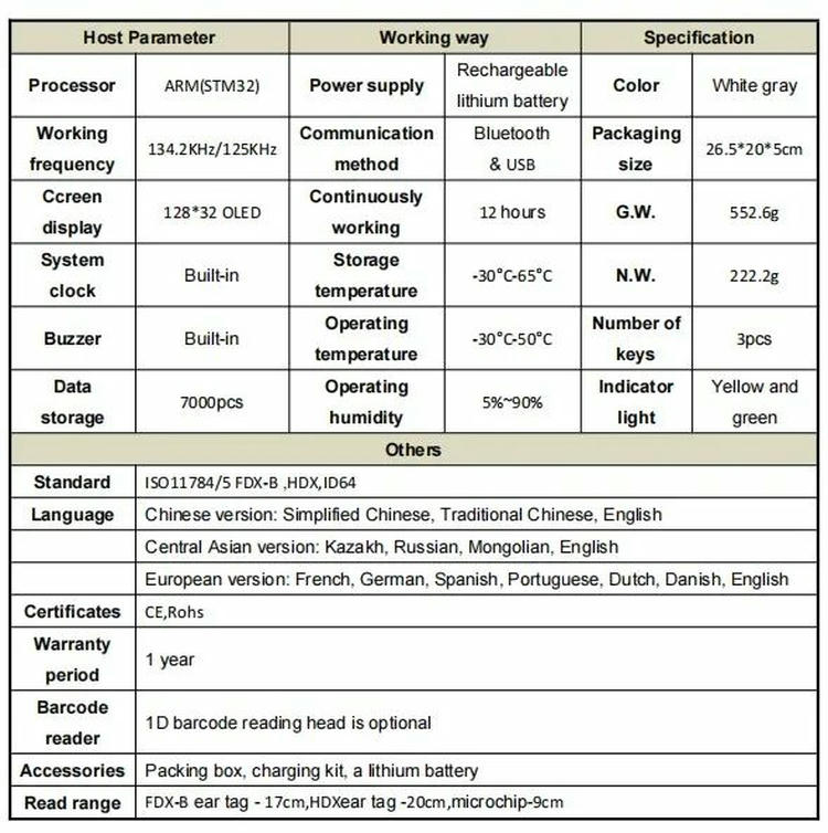 Ova demonstracija primene prikazuje farmera koji koristi PT580 štapni čitač za bezbedno skeniranje elektronskih ušnih markica na govedima.