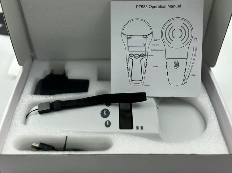 Kompletan paket uključuje PT580 čitač, USB kabl i korisničko uputstvo, tako da imate sve što je potrebno za početak rada.