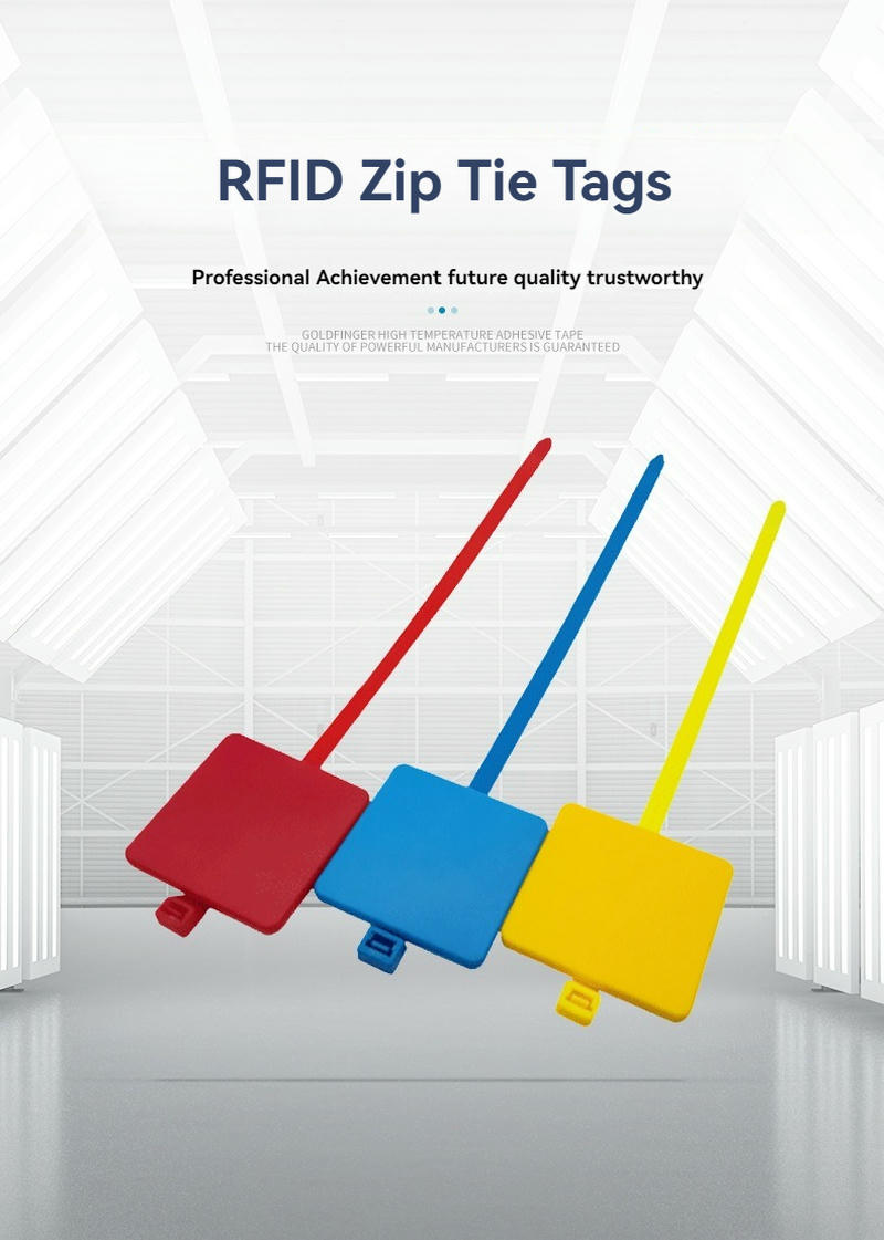 RFID vezice za bezbednost i kontrolu zaliha prikazane sa fokusom na industrijsku upotrebu za projekte RFID kablovskih vezica.