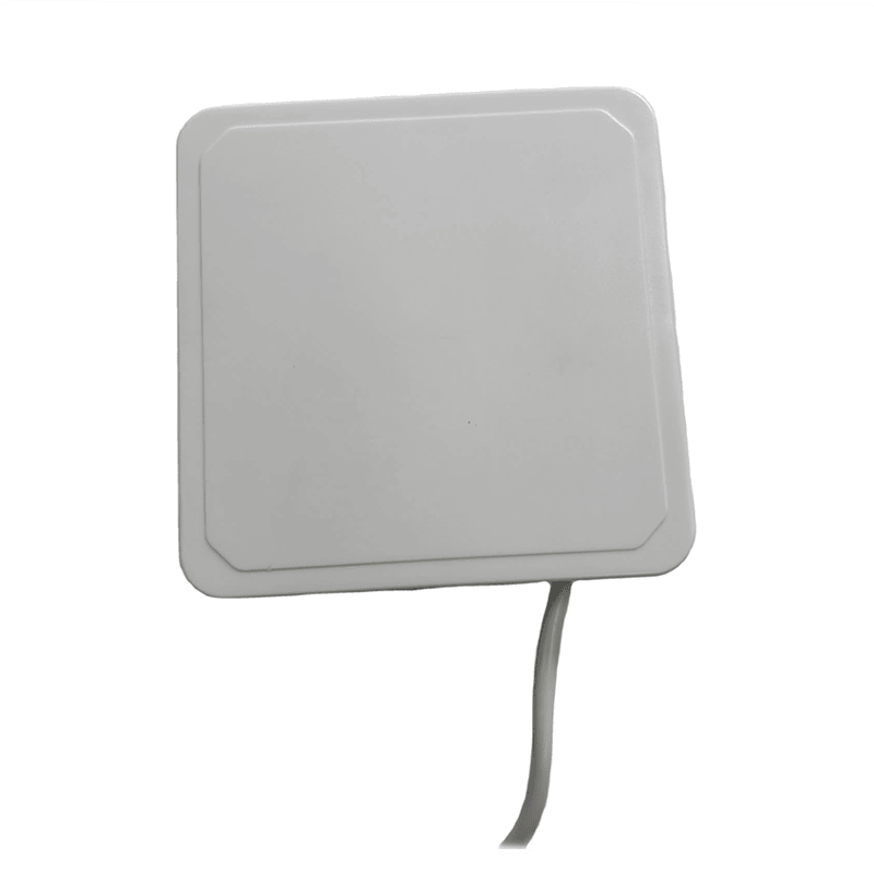 Bočni profil ističe malu debljinu od 55mm RFID čitača srednjeg dometa ZK-RFID104 za laku ugradnju u skučen prostor.