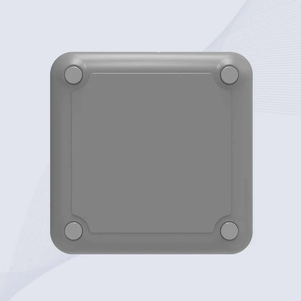 Pogled otpozadi na ručni RFID skener CK-B9 prikazuje industrijsko kućište od ABS materijala i aluminijuma za rad na ekstremnim temperaturama.