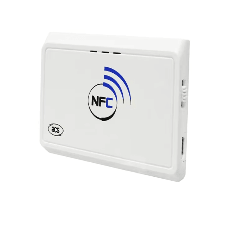 ACR1255U-J1 NFC Bluetooth čitač je kompatibilan sa više operativnih sistema, uključujući Android i iOS i Windows i Mac, radi svestranosti.
