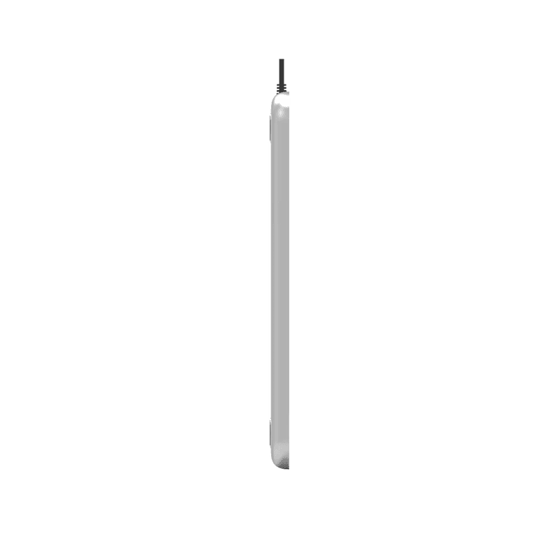 Elegantni stoni UHF RFID čitač CF604 ima izdržljivu površinu od kaljenog stakla i okvir od legure aluminijuma za luksuznu kancelarijsku upotrebu.
