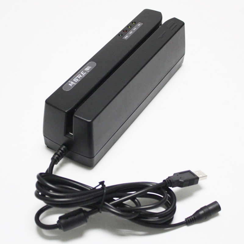 USB Hi-Co enkoder za kartice sa magnetnom trakom prikazan iz jasne perspektive rasporeda antene za primene enkodera magnetnih kartica.