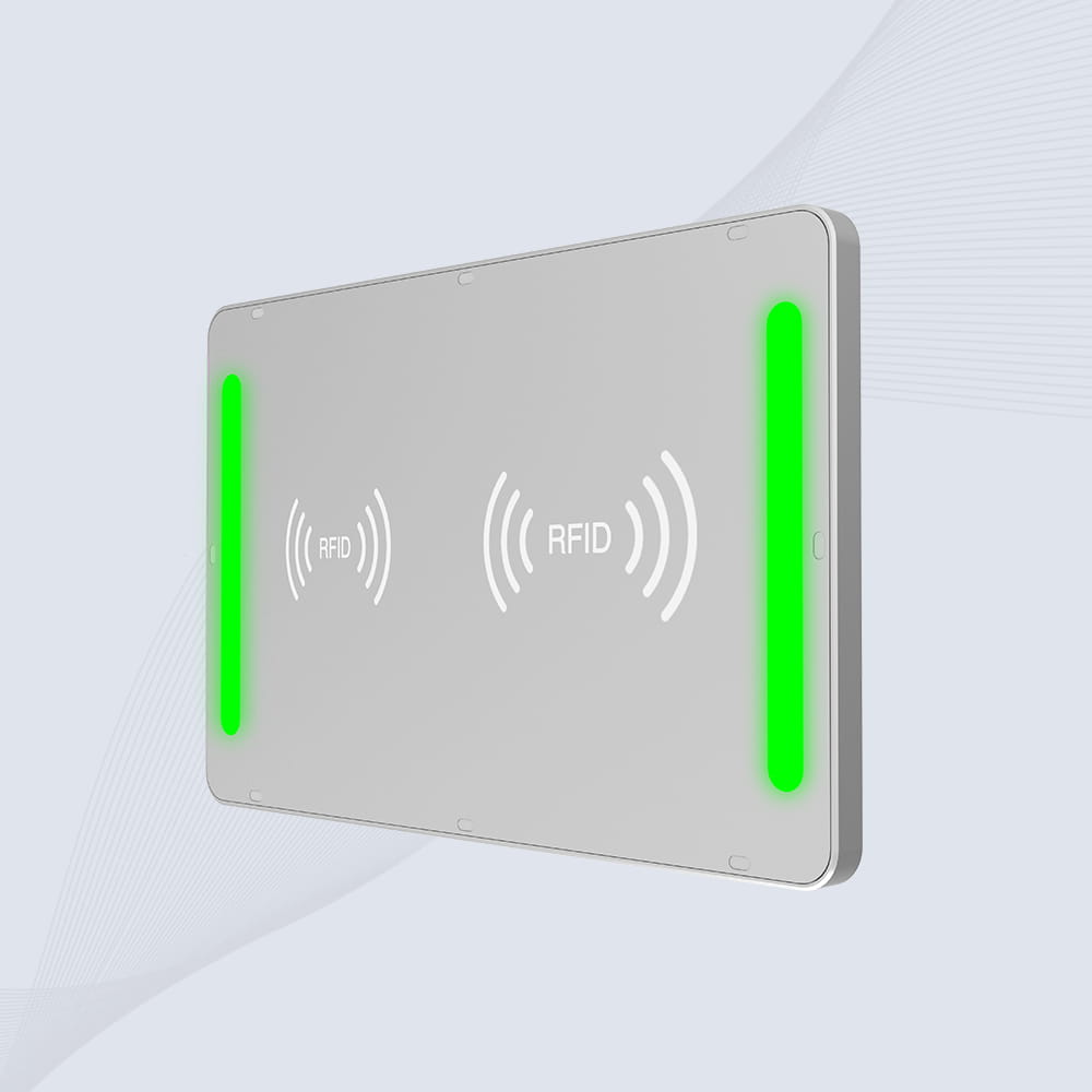 RFID kapija za skeniranje zaliha CK-T1C pruža domet identifikacije od 5 metara bez upotrebe ruku za automatizovane logističke kontrolne sisteme.