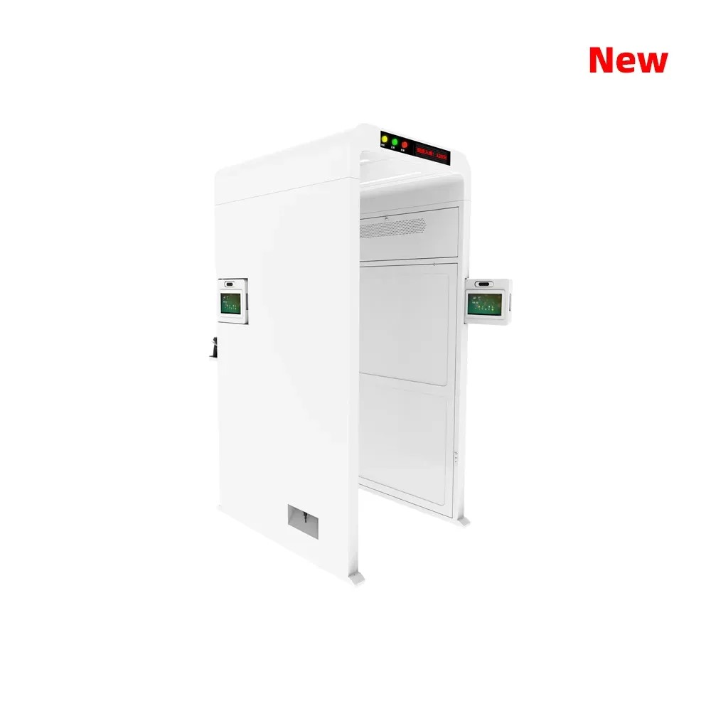 Crtež dimenzija CK-T8C RFID kapije prikazuje njenu veličinu od 1040x1200x2270mm i konstrukciju od ploče od ugljeničnog čelika.