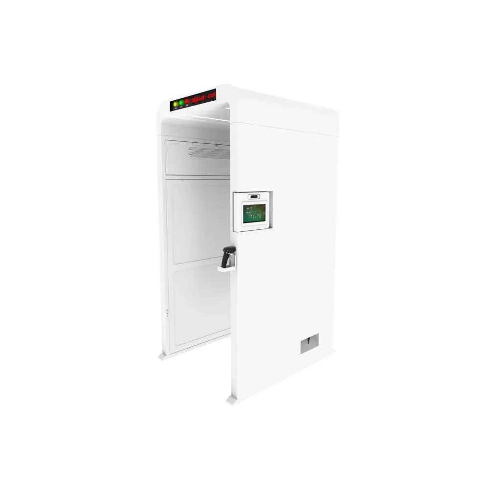 Detaljan prikaz CK-T8C RFID kapije sadrži 10,1-inčni kapacitivni ekran u boji osetljiv na dodir za konfiguraciju sistema i prikaz podataka.