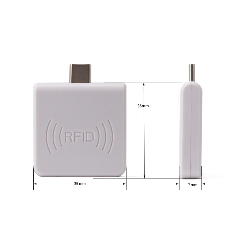 Prilagođeni 13.56MHz RFID čitači za Android prikazani sa fokusom na raspored antene za projekte 13.56MHz HF RFID čitača.