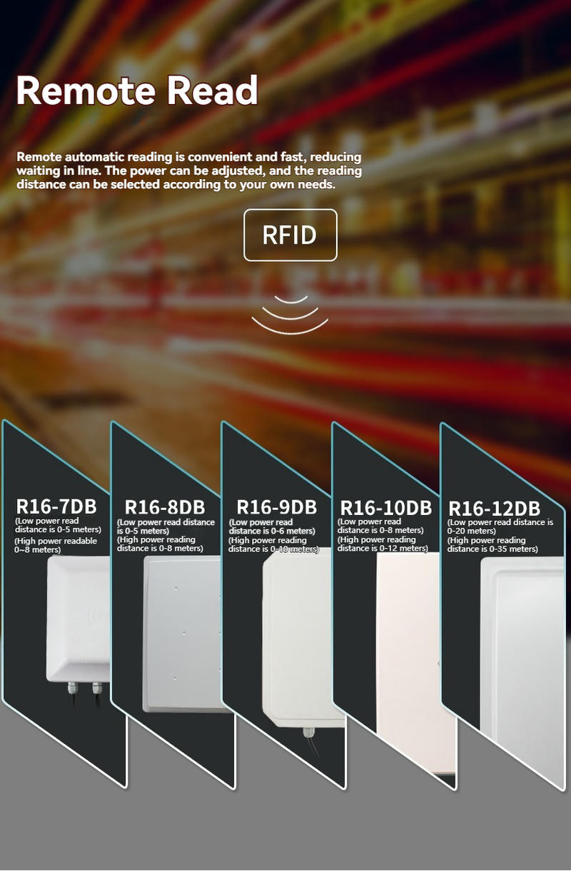 R16 serija integrisanog čitača je prikazana kako radi sa više pasivnih RFID tagova da bi se demonstrirala njegova efikasnost čitanja više tagova.