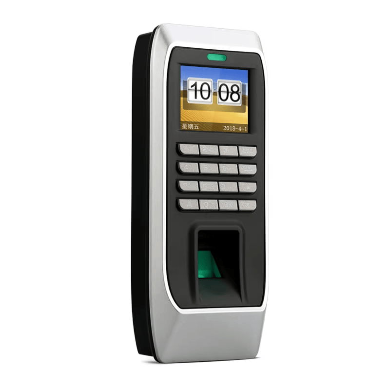 Fotografija proizvoda Terminal sa otiskom za pristup liftu i USB evidenciju sa naglaskom na LED indikator za projekte iz kategorije Biometrijski terminali za kontrolu pristupa.
