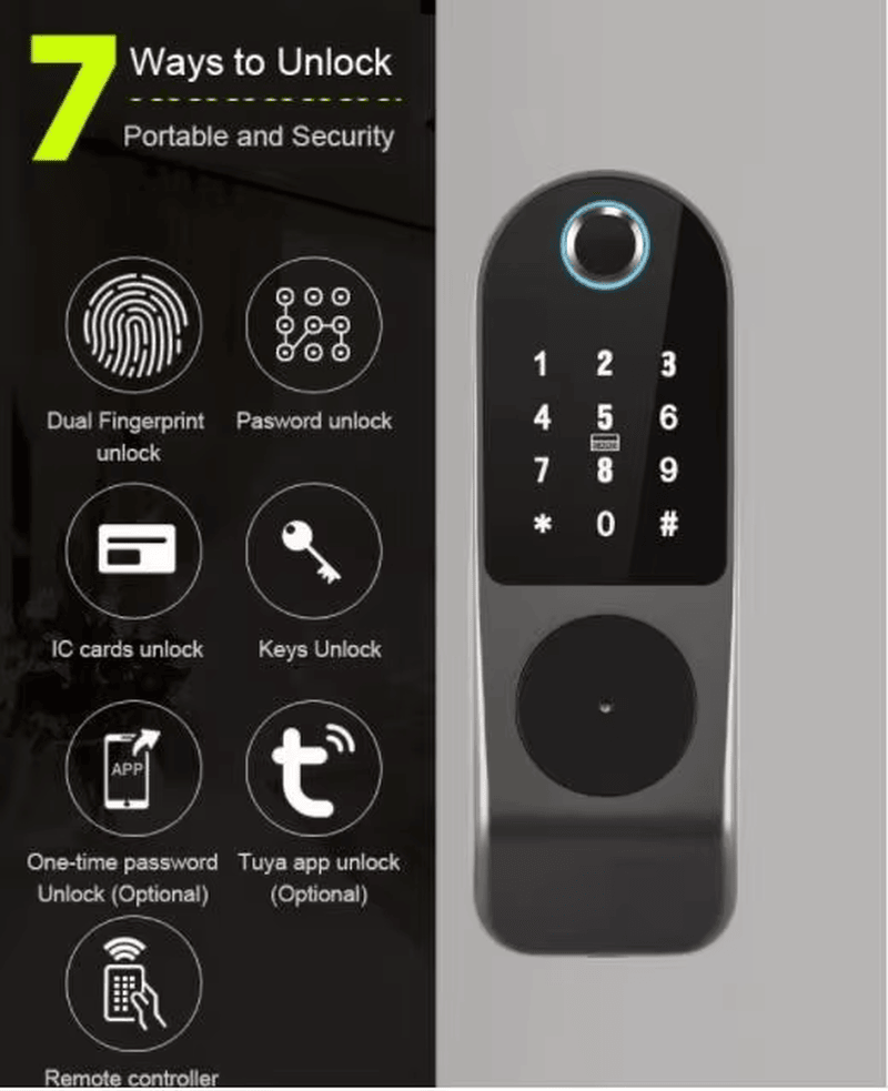 Pametna brava L-2 WiFi omogućava administratorima da pregledaju evidenciju ulaza u realnom vremenu i upravljaju većim brojem korisnika kroz interfejs Tuya aplikacije.