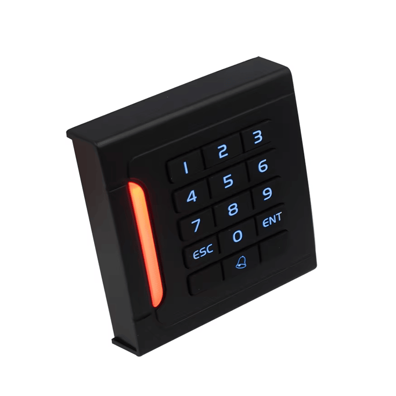 Fotografija proizvoda IP66 spoljni RFID čitač sa tastaturom sa naglaskom na beskontaktno skeniranje za projekte iz kategorije Čitači s tastaturom za kontrolu pristupa.