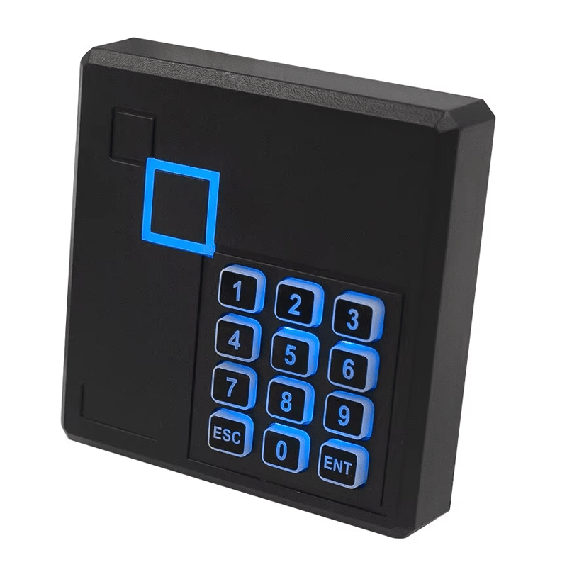 Fotografija proizvoda Vodootporni RFID čitač sa tastaturom za spoljna vrata sa prikazom beskontaktno skeniranje za kupce koji porede rešenja iz kategorije Čitači s tastaturom za kontrolu pristupa.