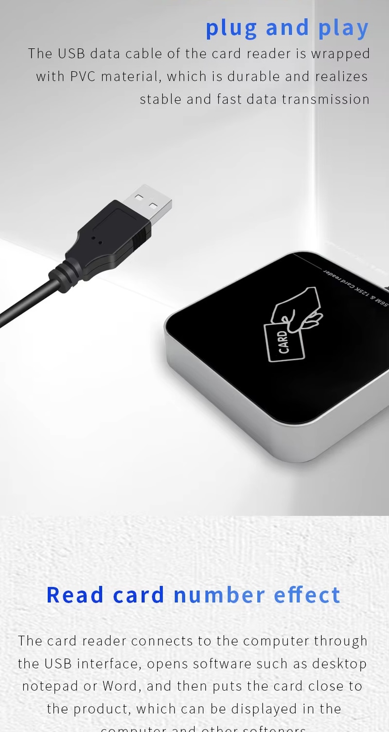 Integrisani LED indikatori i zujalica pružaju jasnu vizuelnu i zvučnu povratnu informaciju kada ZY-T304 čitač detektuje važeću RFID karticu.