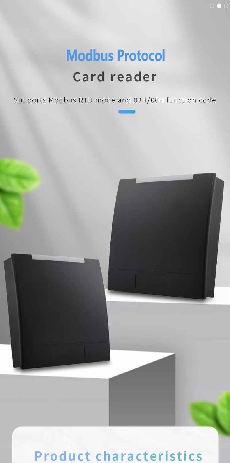 Ova slika ističe spoljni RFID pristupni čitač sa IP68 kućištem bezbednosnog sistema za primene RFID pristupnih čitača.