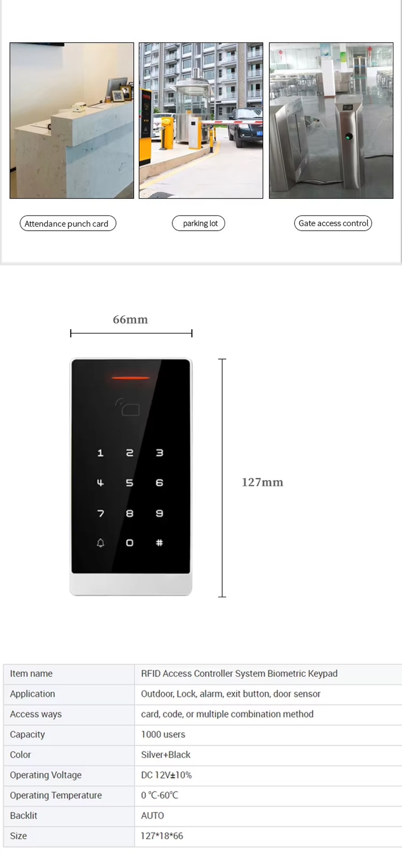 Uputstvo za instalaciju touchscreen terminala ZY-12073 objašnjava kako pravilno pričvrstiti metalnu zadnju ploču na zid za sigurnu montažu