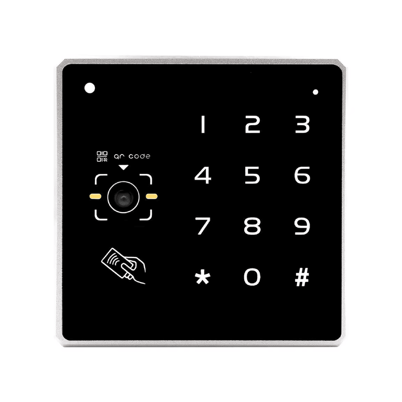 Tehnički dijagram prikazuje ER70-K kameru usmerenu pod uglom od 45 stepeni za ergonomsko iskustvo skeniranja korisnika.
