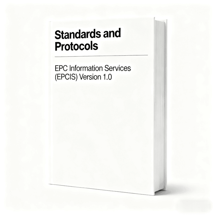 EPCIS 1.0 standard za deljenje EPC podataka prikazan iz jasne bočne perspektive za primene u oblasti standarda & protokola.