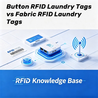 Dugmaste ili tekstilne RFID oznake za veš