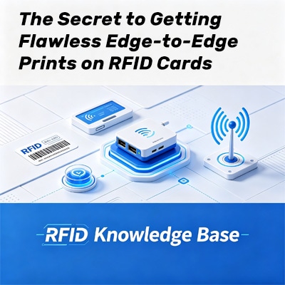 Besprekorna štampa RFID kartica od ivice do ivice