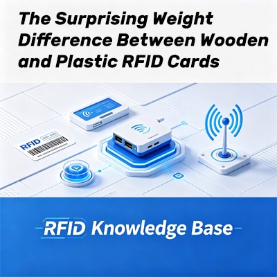 Razlika u težini drvenih i plastičnih RFID kartica