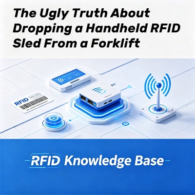 Posledice pada ručnog RFID modula sa viljuškara